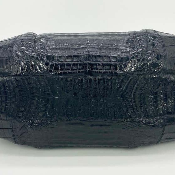 Nancy Gonzalez Black Croc Large Tote - Picture 3 of 13